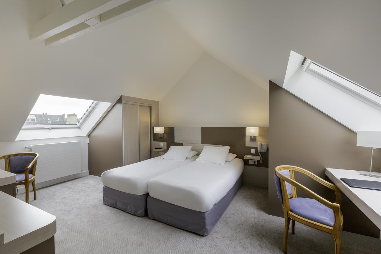 Hotel Restaurant Le Dauphin Et Le Spa Du Prieure Caen Eksteriør bilde