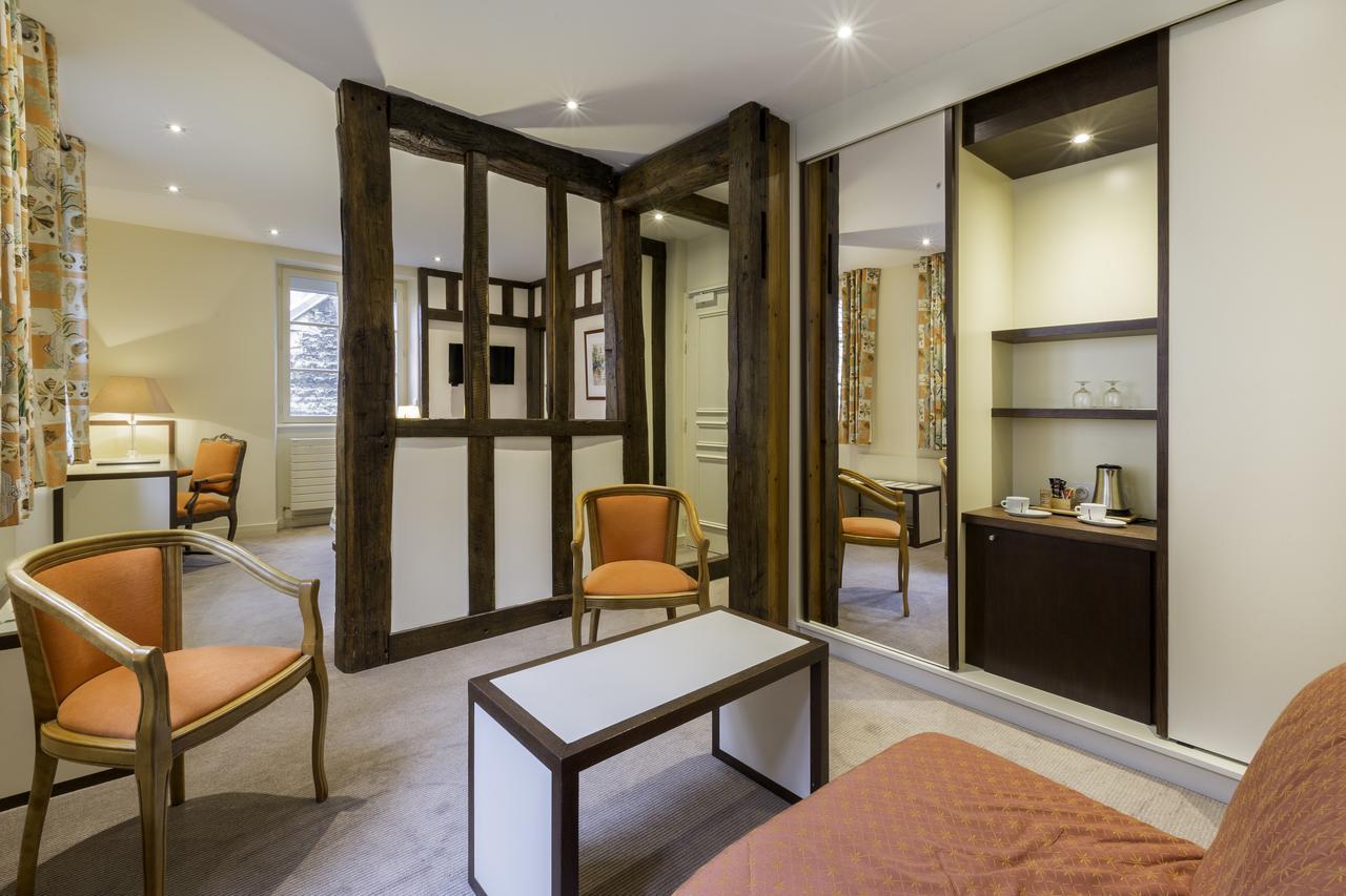Hotel Restaurant Le Dauphin Et Le Spa Du Prieure Caen Eksteriør bilde