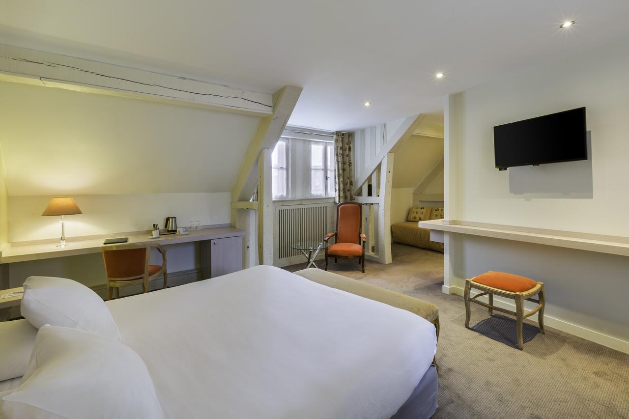 Hotel Restaurant Le Dauphin Et Le Spa Du Prieure Caen Eksteriør bilde