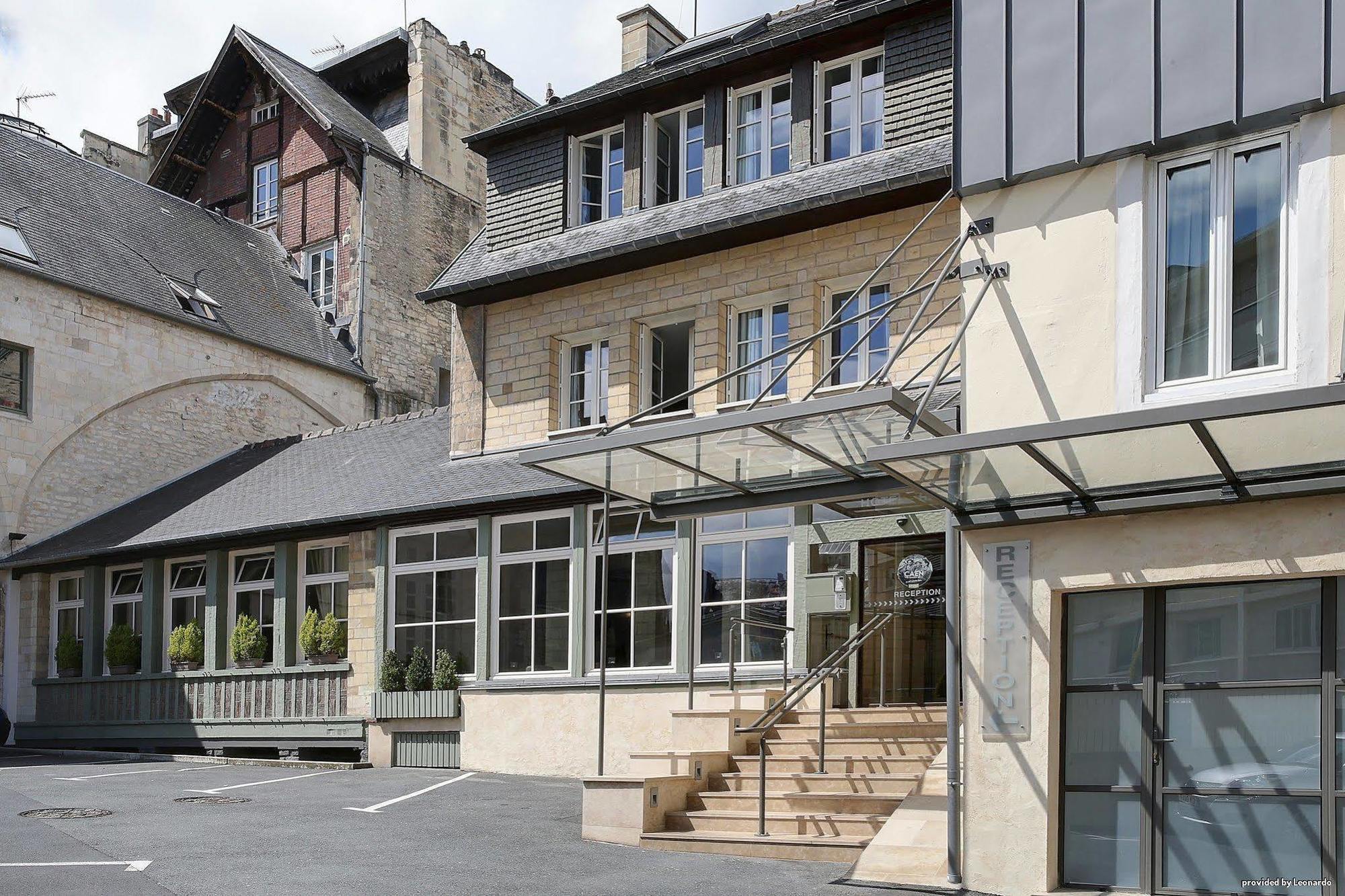 Hotel Restaurant Le Dauphin Et Le Spa Du Prieure Caen Eksteriør bilde