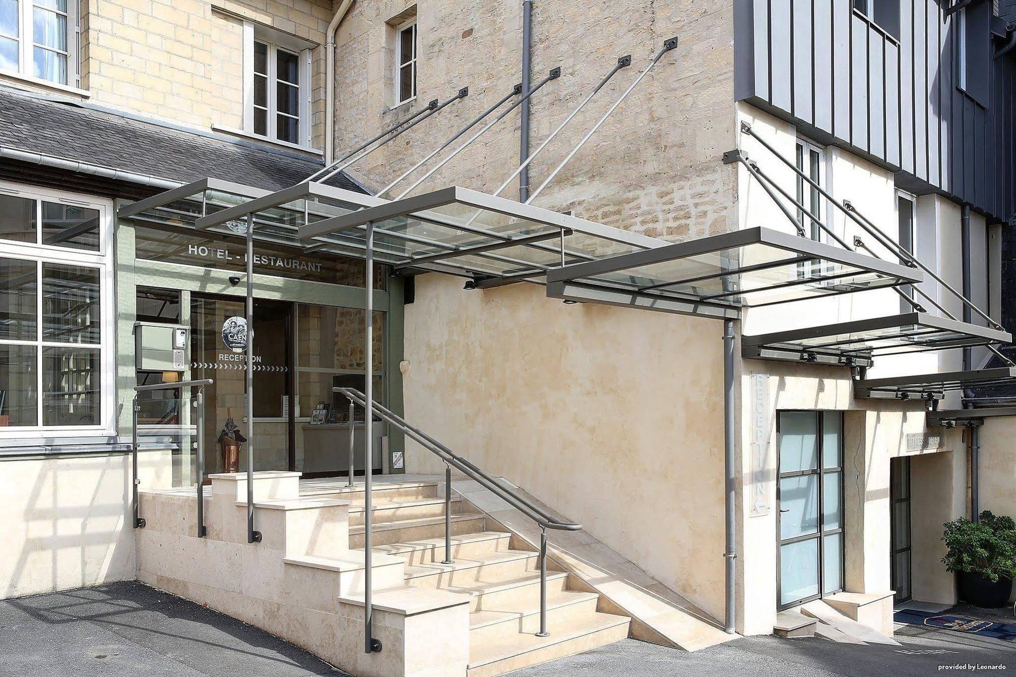 Hotel Restaurant Le Dauphin Et Le Spa Du Prieure Caen Eksteriør bilde