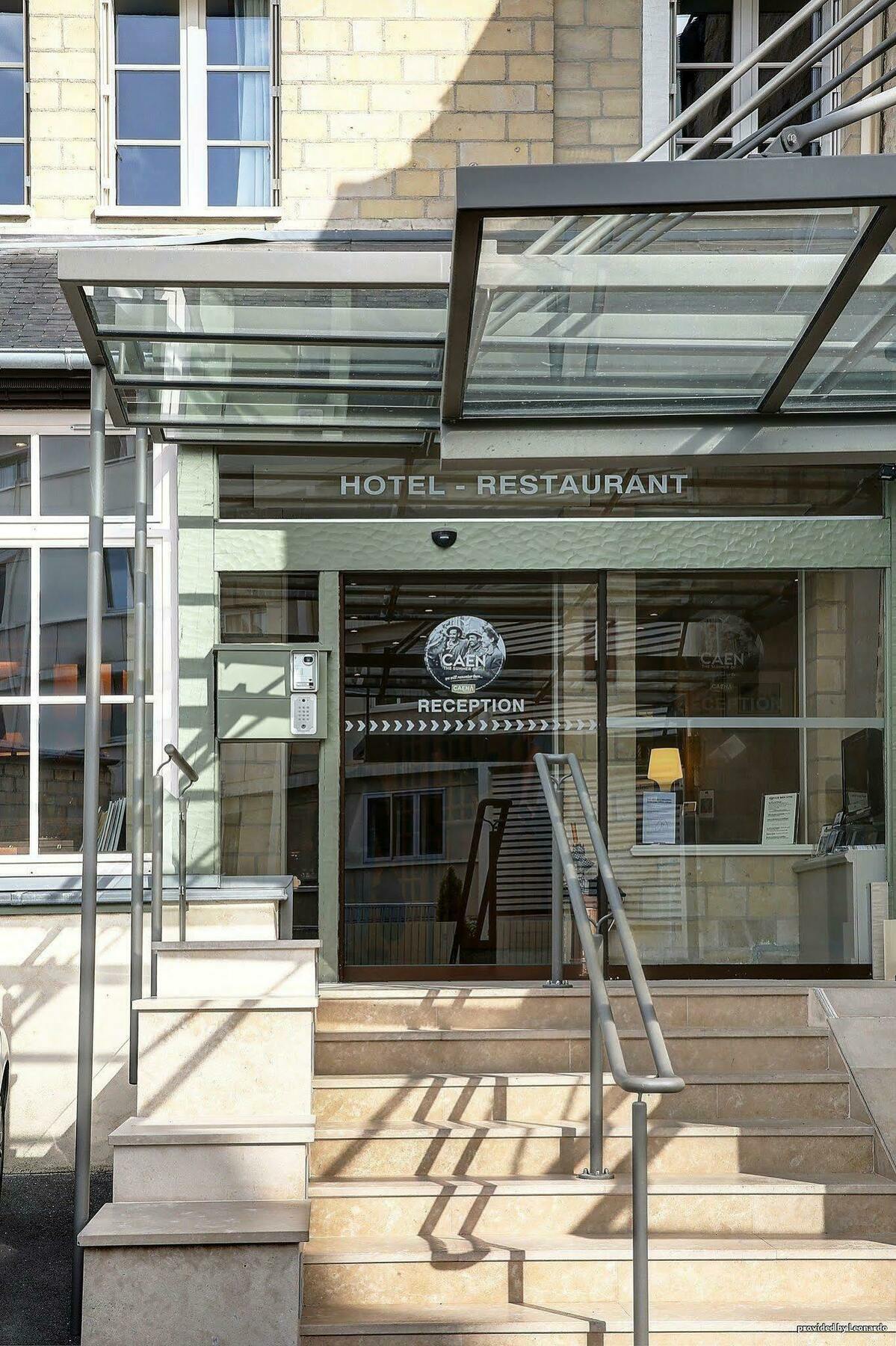 Hotel Restaurant Le Dauphin Et Le Spa Du Prieure Caen Eksteriør bilde